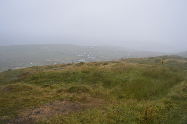 A misty view from Sky Road Viewpoint