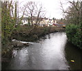 Upstream along the Rhymney River, Ystrad Mynach