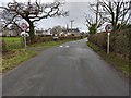 The road into Llandwrog