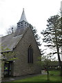 The west end of Holy Trinity church, Gwernaffield