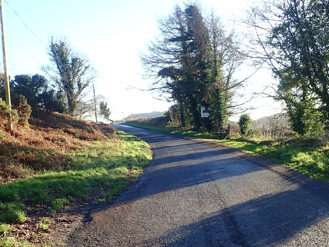 Approaching the Dromintee Crossroads on the B113