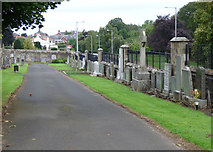 NS3421 : Ayr Cemetery by Thomas Nugent