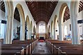 SX7039 : The nave, All Saints church, Malborough, Devon by Derek Voller