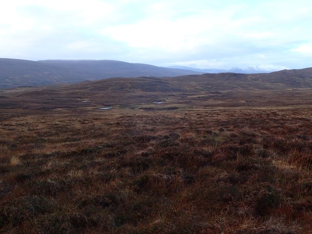 Looking Down at the Allt an Rasail from the East