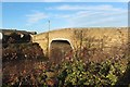 Bridge crossing the East Coast Mainline at Buston Barns