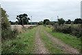 SO5634 : Railway trackbed near Holme Lacy by John Winder