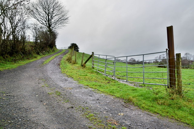 A steep lane, Bancran