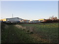 Path and the edge of Plumtree Farm Industrial Estate