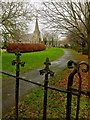 Path leading to St Gwynour?s Church