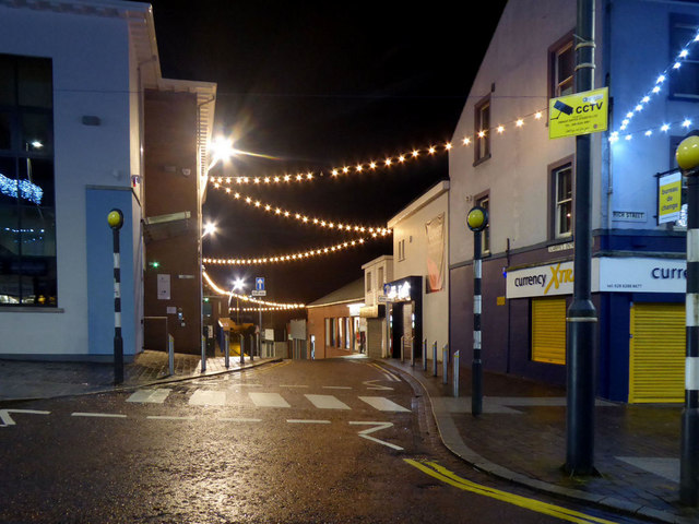 Christmas lights, Scarffe's Entry, Omagh
