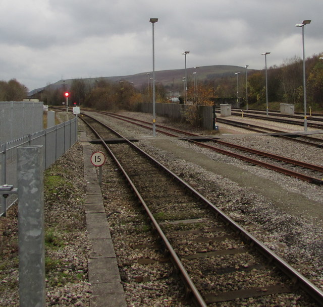 Rhymney Line south of Rhymney Station