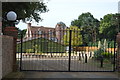 Entrance gate to Stutton House