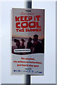 Keep it cool this summer sign