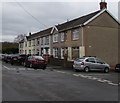 Row of houses at the northern end of Commercial Street, Tynant