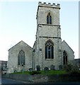 Church of St Denys, west end