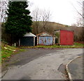 Three lockup garages, Tan-y-llan Terrace, Rhymney