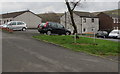 Welsh-only name sign, Golwg-y-mynydd, Rhymney