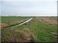 SE5326 : Farmland and drain, east of Intake Lane by Christine Johnstone