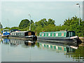 Moorings on the Sawley Cut south of Long Eaton