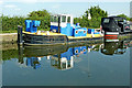 River/Canal maintenance boat on the Sawley Cut