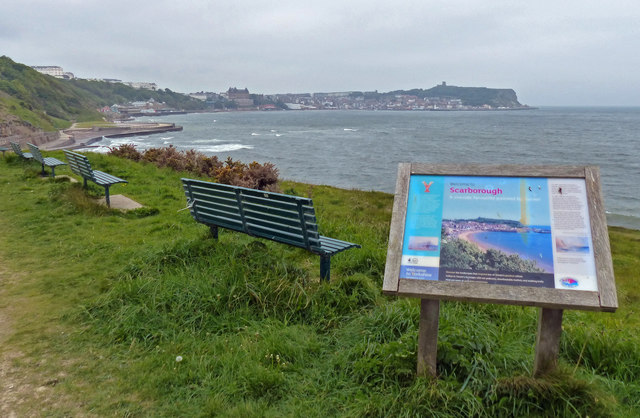Seats overlooking the South Bay at Scarborough