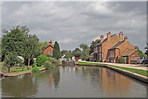 SK4430 : Trent and Mersey Canal at Shardlow Lock, Derbyshire by Roger  D Kidd