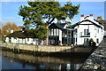 House overlooking the river by Town Bridge