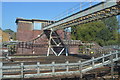 Trackside building and gantry