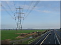 SE5322 : Power lines crossing Stubbs Common by Christine Johnstone