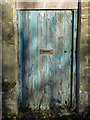 Door of a semi-derelict cottage, Causeway Road