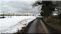 Snowdrifts on Solcum Lane near Blakeshall