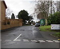 Access road to Caerphilly Golf Club