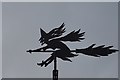 SO7643 : Witch on a broomstick weathervane by Philip Halling