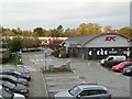 Hotel car park, KFC and B&Q, St Austell