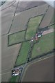 Ridge and furrow and old enclosure boundaries, Ludborough Vale: aerial 2018