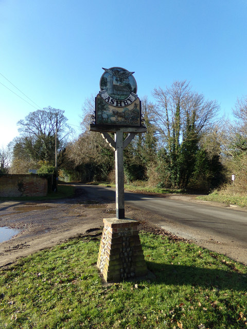 Ashby Village sign