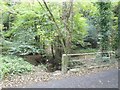 Bridge over a minor stream in valley of St Austell river