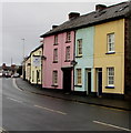 SO0328 : Pastel colours in Llanfaes, Brecon by Jaggery