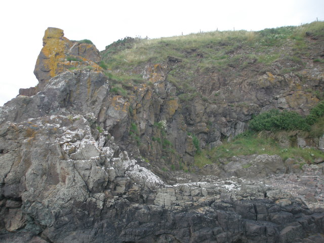 Rock pinnacle with a profile resembling a human face or sphinx