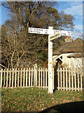 TM4899 : Signpost on Blocka Road by Geographer