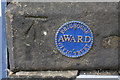 Benchmark on Brighouse Bridge, Huddersfield Road