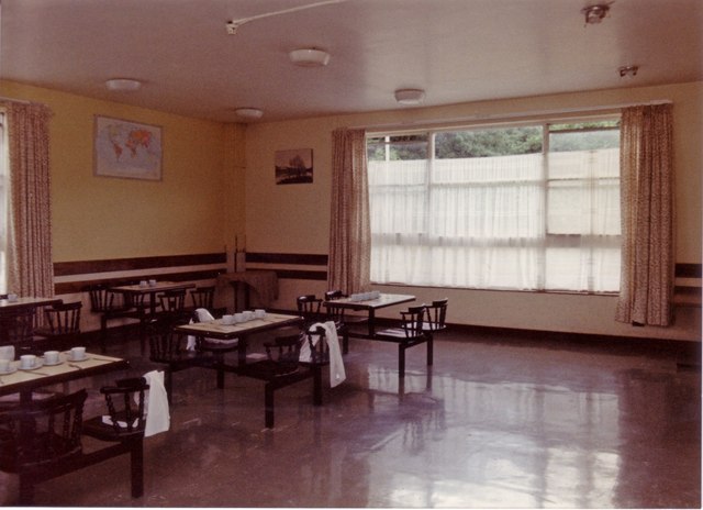 The dinning room on Lilacs Ward, Borocourt Hospital