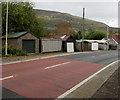 Maindy Crescent lockup garages, Ton Pentre