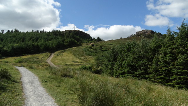 Path leading up to Devil's Bit Mountain, Co Tipperary