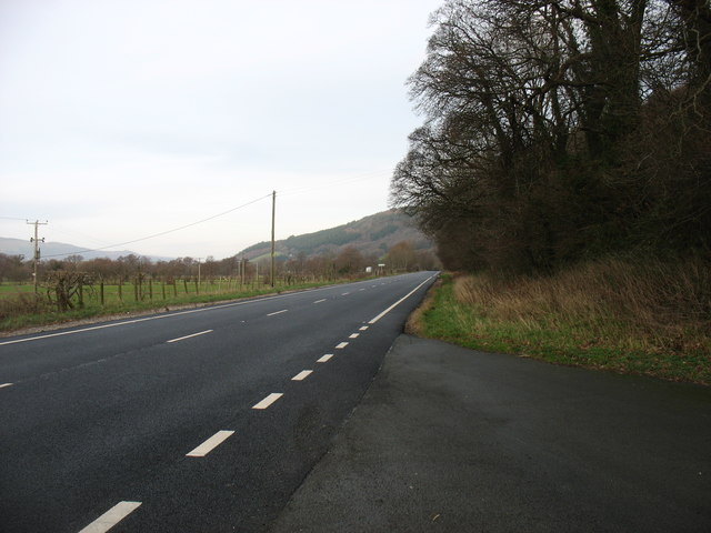 The A470 looking north