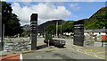 Blaenau Ffestiniog - slate sculpture, Church St