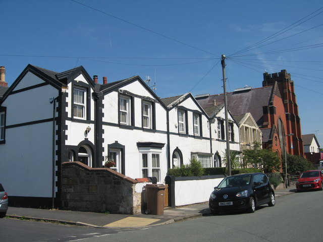 Alderley Road Cottages and Church
