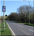 Combined speed camera and speed limit sign, Northway, Bishopston