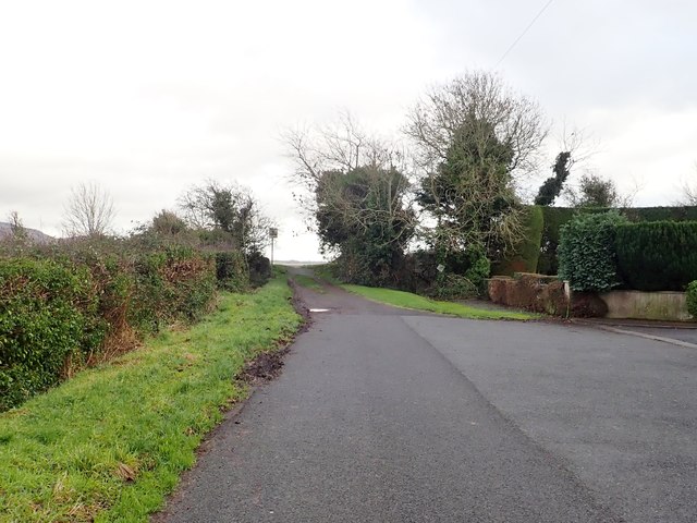 Track leading to the bridge over the... © Eric Jones :: Geograph Ireland