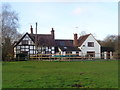 House in Pirton from a footpath